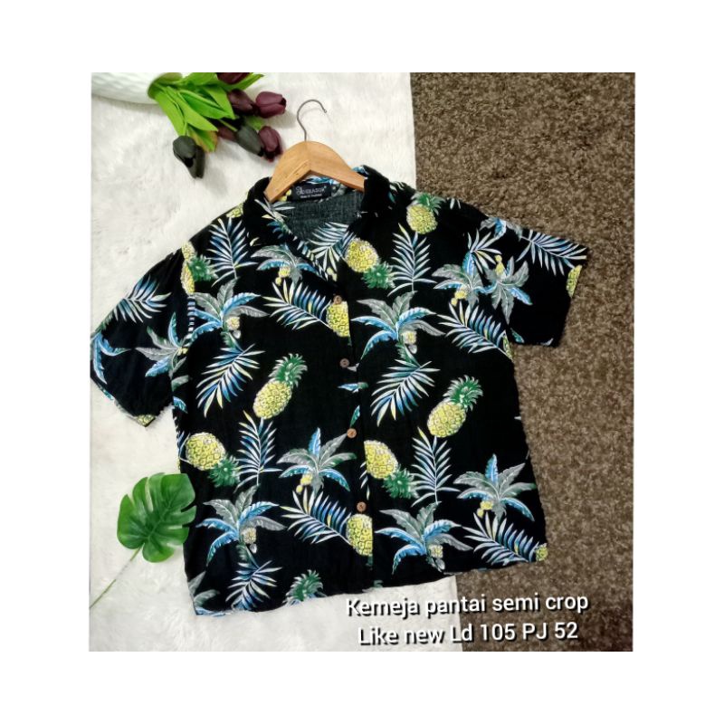 Kemeja Crop Kemeja Pantai | Kemeja Wanita