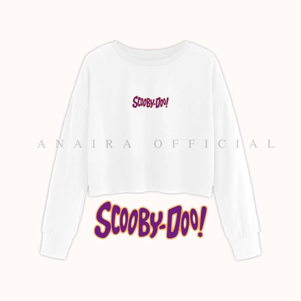 SWEATER CROP SCOOBY DOO WANITA ANAIRAOFFICIAL