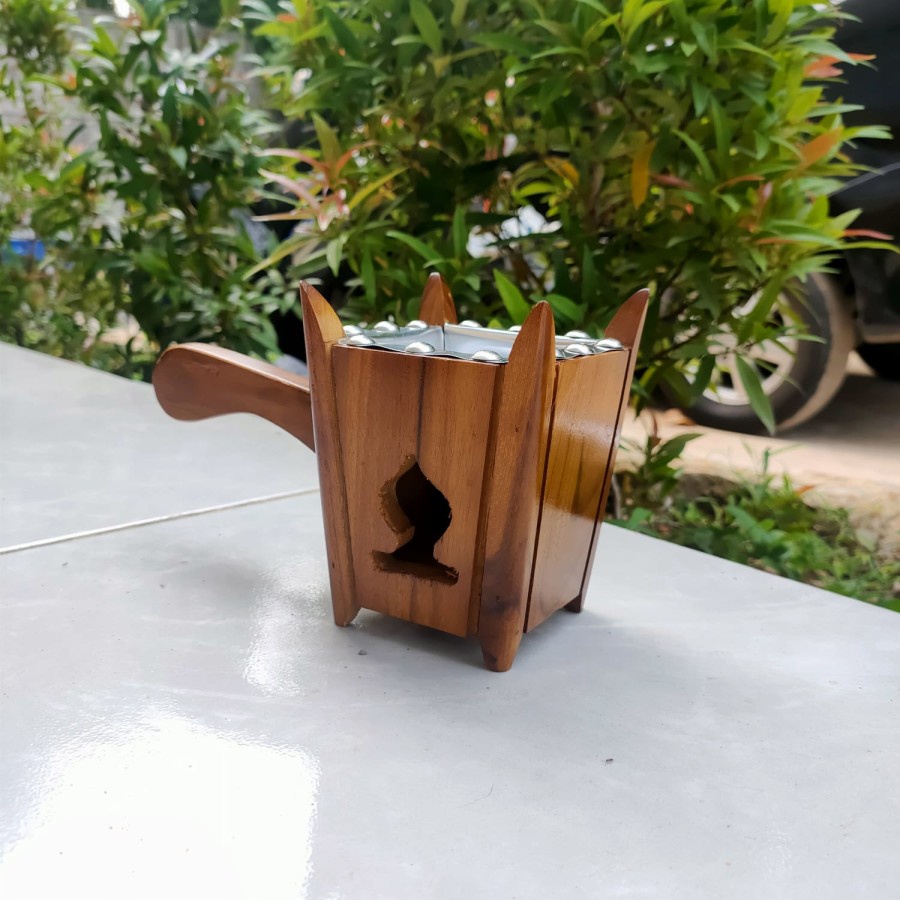 Prapen Mabkhara Mubkhara Tempat Bakar Bukhur Bukhur Dupa Terompah Kayu Jati