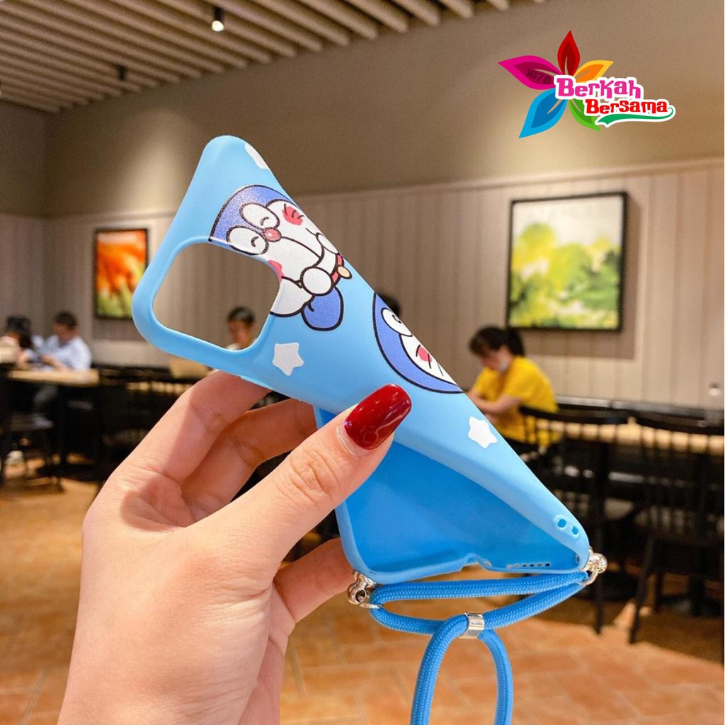 SS159 case Slingcase Lanyard DORAEMON Samsung A02s A20 A30 M10s A20s A50 A50s A30s A21s A51 BB4647