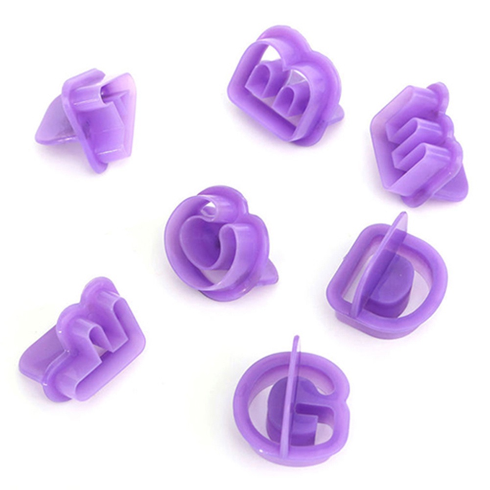 [Jianxin] 40 Pcs Icing Cutter Mold Alphabet Letter Fondant Cake DIY Decorating Mould Set