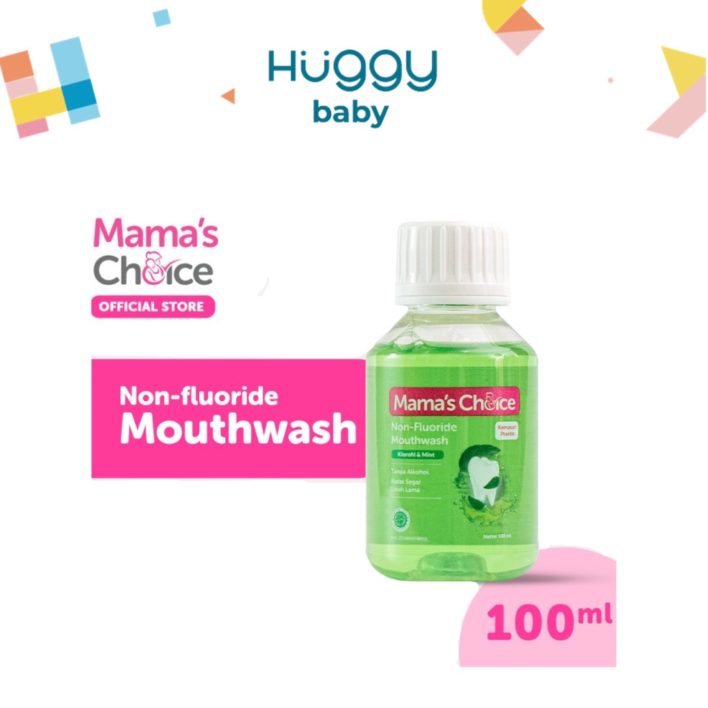 Mama's Choice Non Fluoride Mouthwash | Obat Kumur Mulut Ibu Hamil