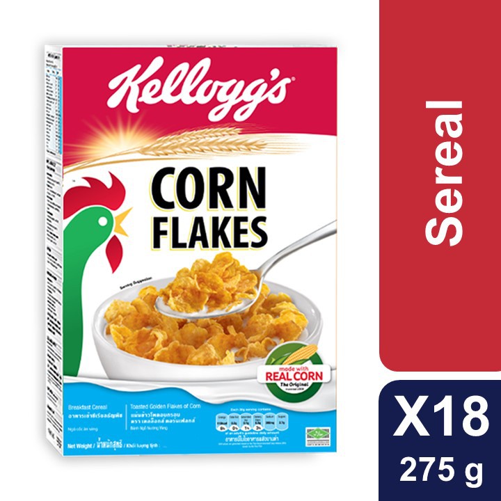 

Kelloggs corn flakes 275gr x 18