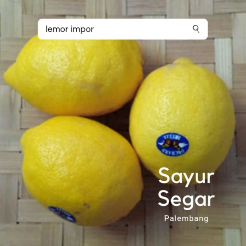 

Lemon Import Per pcs Sayur Segar Palembang