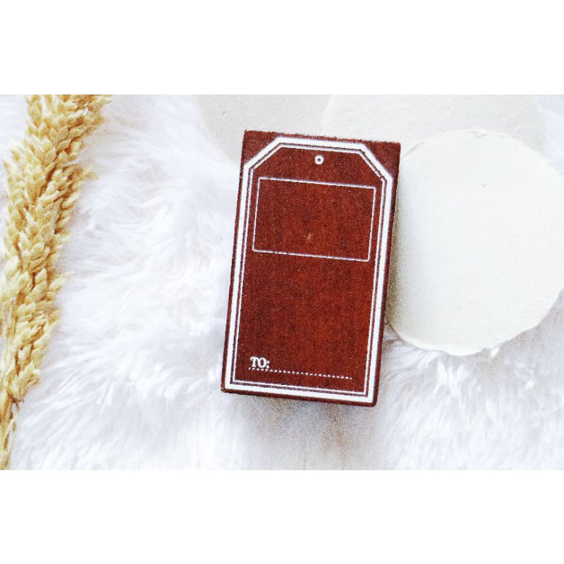 

Wooden Stamp - To