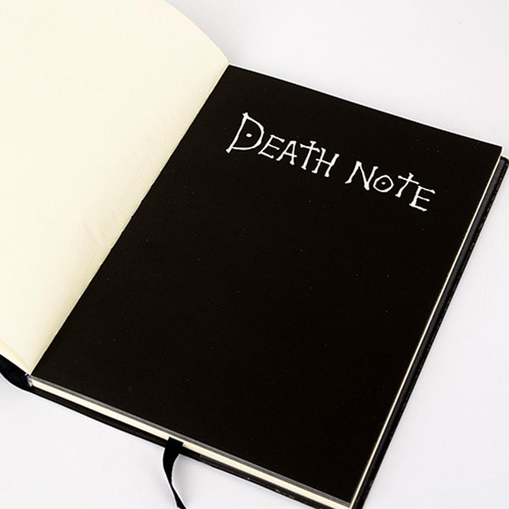 Buku Tulis Death Note Bergaris / Death Notebook / Buku Deathnote / Notebook Anime Dengan Pen