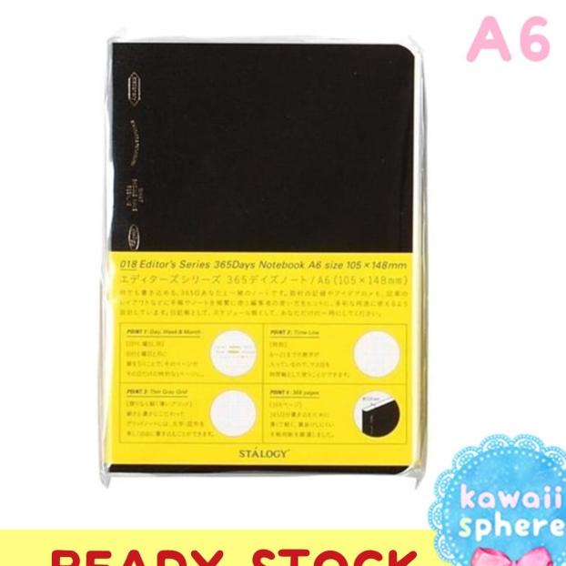 

Stalogy 365 Days Notebook | A6 | Ready Stock