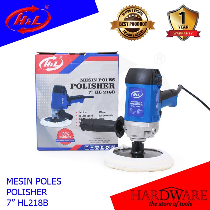 HL Mesin Poles 7" / Polisher 7" HL218B