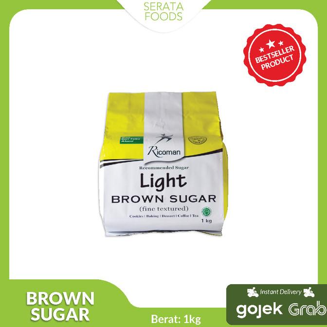 

Ricoman Light Brown Sugar 1 Kg