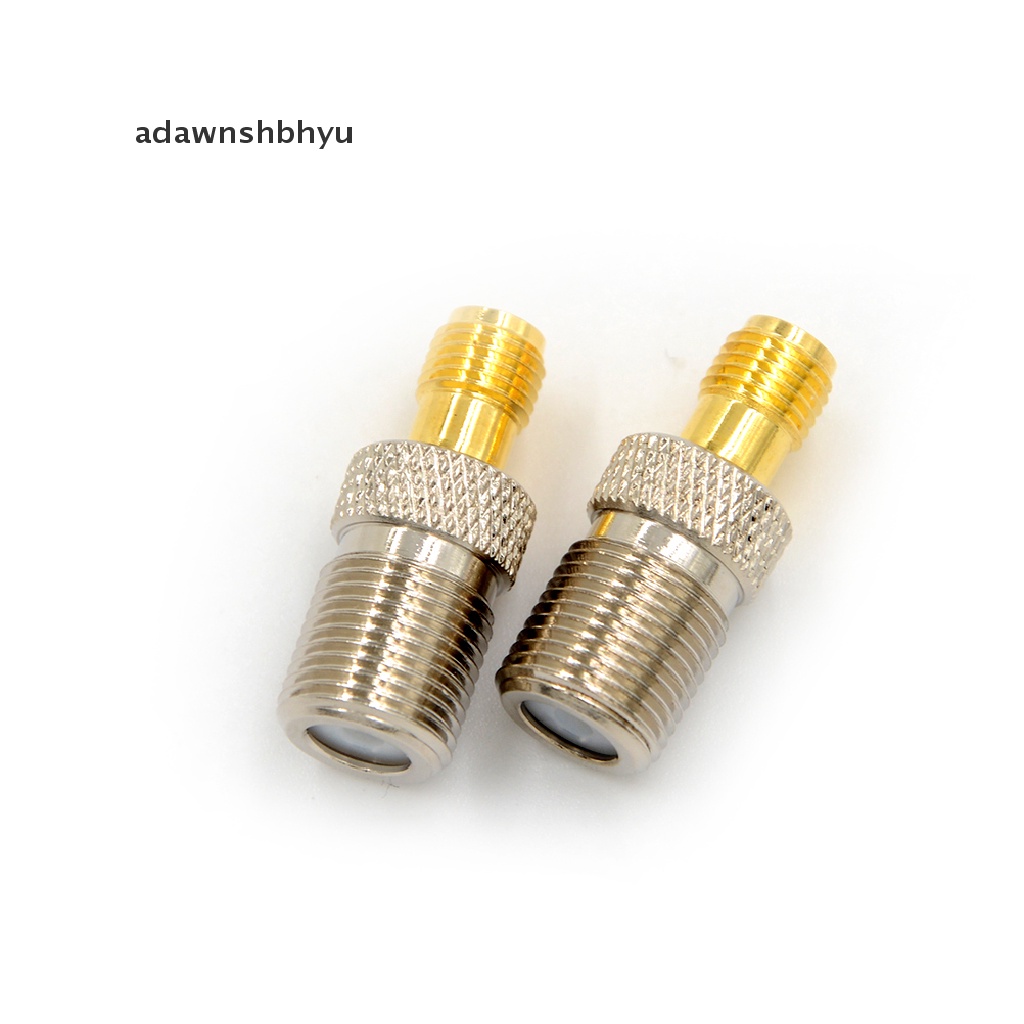 Adawnshbhyu F Female Jack to SMA Female Jack Konektor Adaptor RF Coax Coaxial Lurus