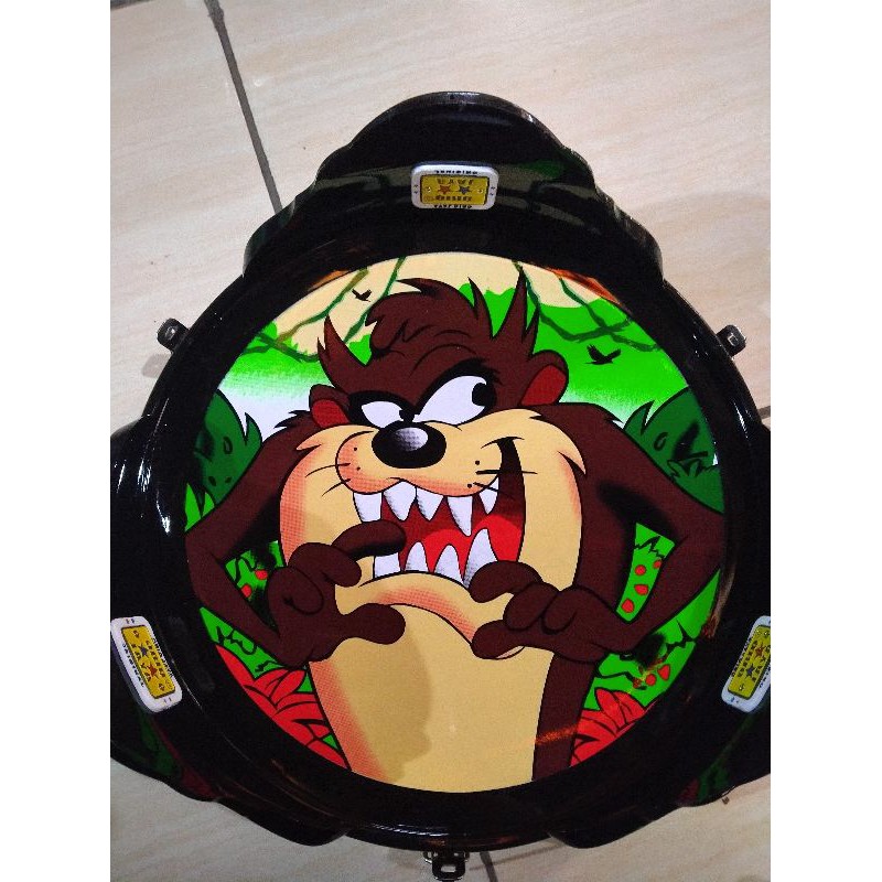 (BISA COD) TEBOK LOVEBIRD DECAL PVC TAZMANIA ORIQ JAYA