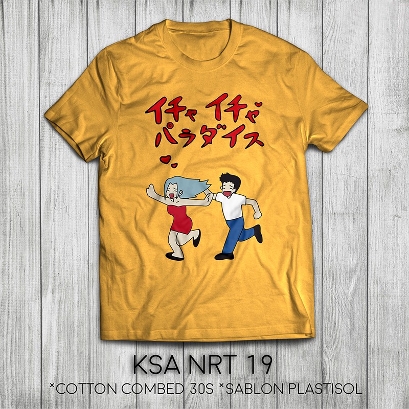 Kaos Baju Naruto Icha Icha Paradise Kakashi Anime Animecloth
