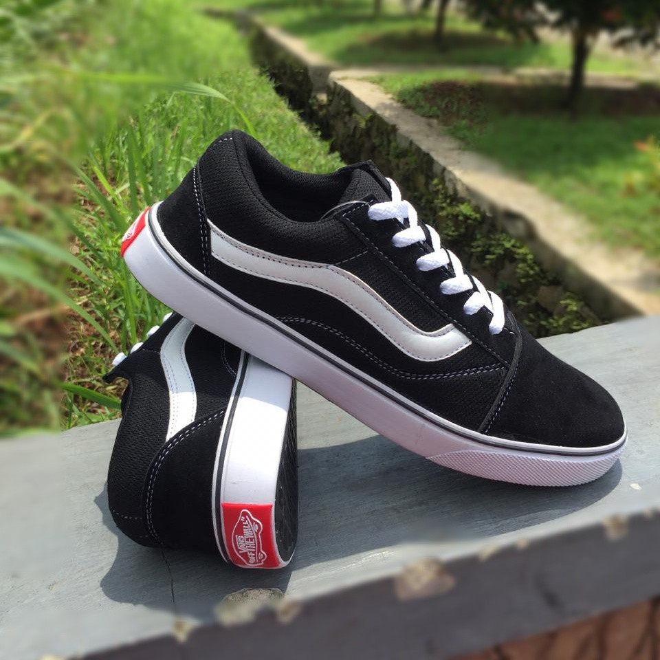 Sepatu Pria Wanita Sepatu casual, sepatu Kece, Sepatu Wanita Sepatu vans Hitam, Sepatu casual