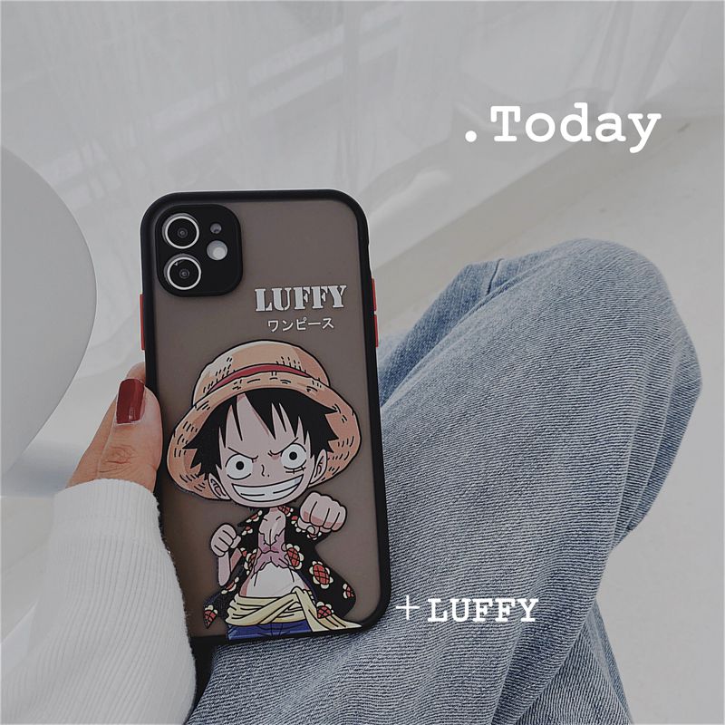 Handsome Luffy Hard Case iP iPhone 7 8 + Plus SE 2020 11 Pro Max X XR XS Max 12 mini Pro Max Skin Feel Casing