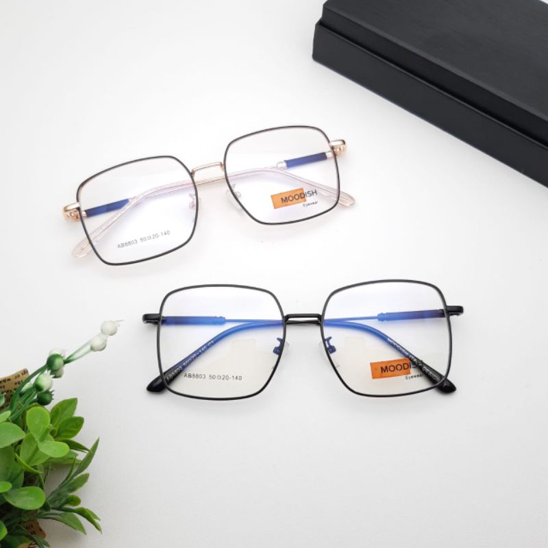 paket frame+lensa.. frame kacamata 8803 trendy