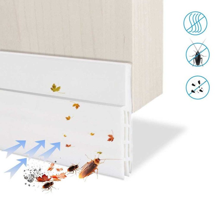 lis bawah pintu door seal lis penutup celah bawah pintu pengaman pintu