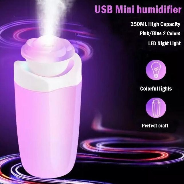 Humidifier Car Diffuser Taffware Flower Style USB Mobil Diffuser