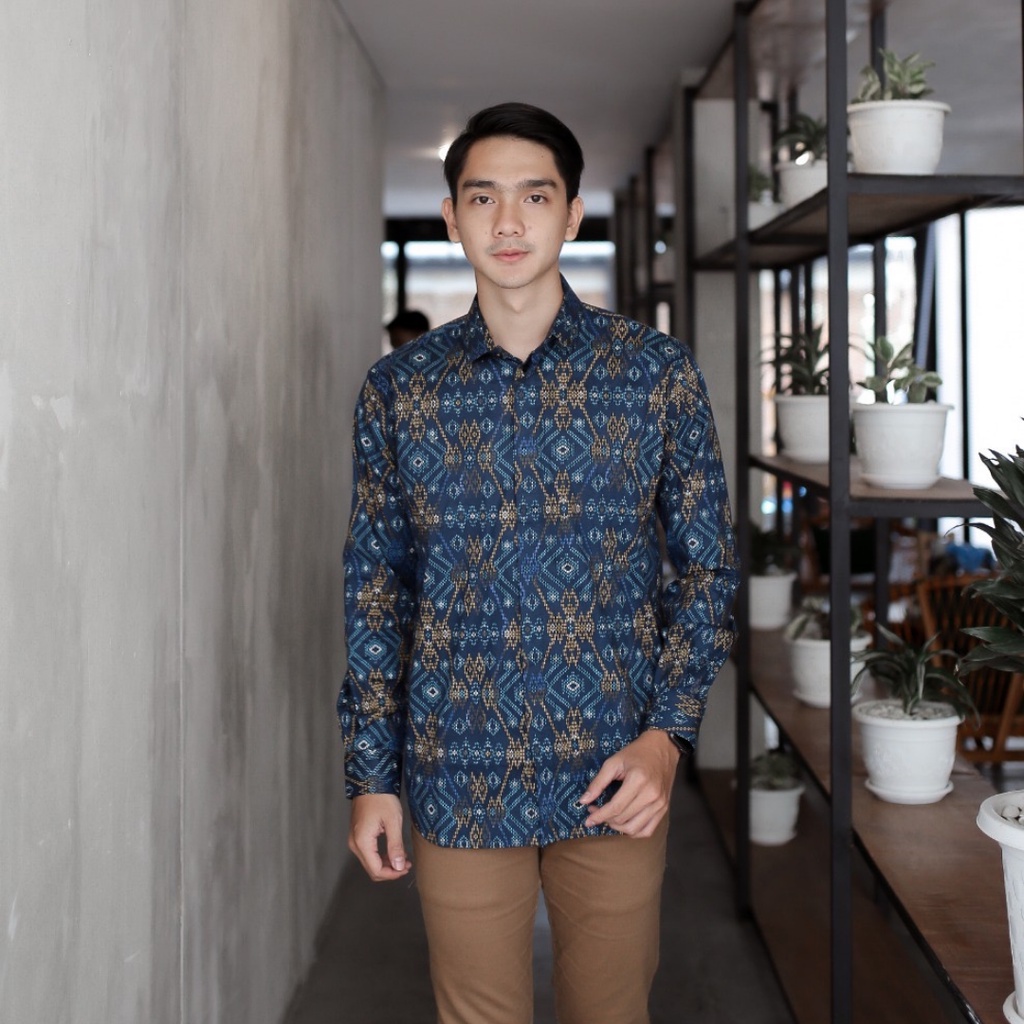 KEMEJA BATIK PRIA LENGAN PANJANG PREMIUM