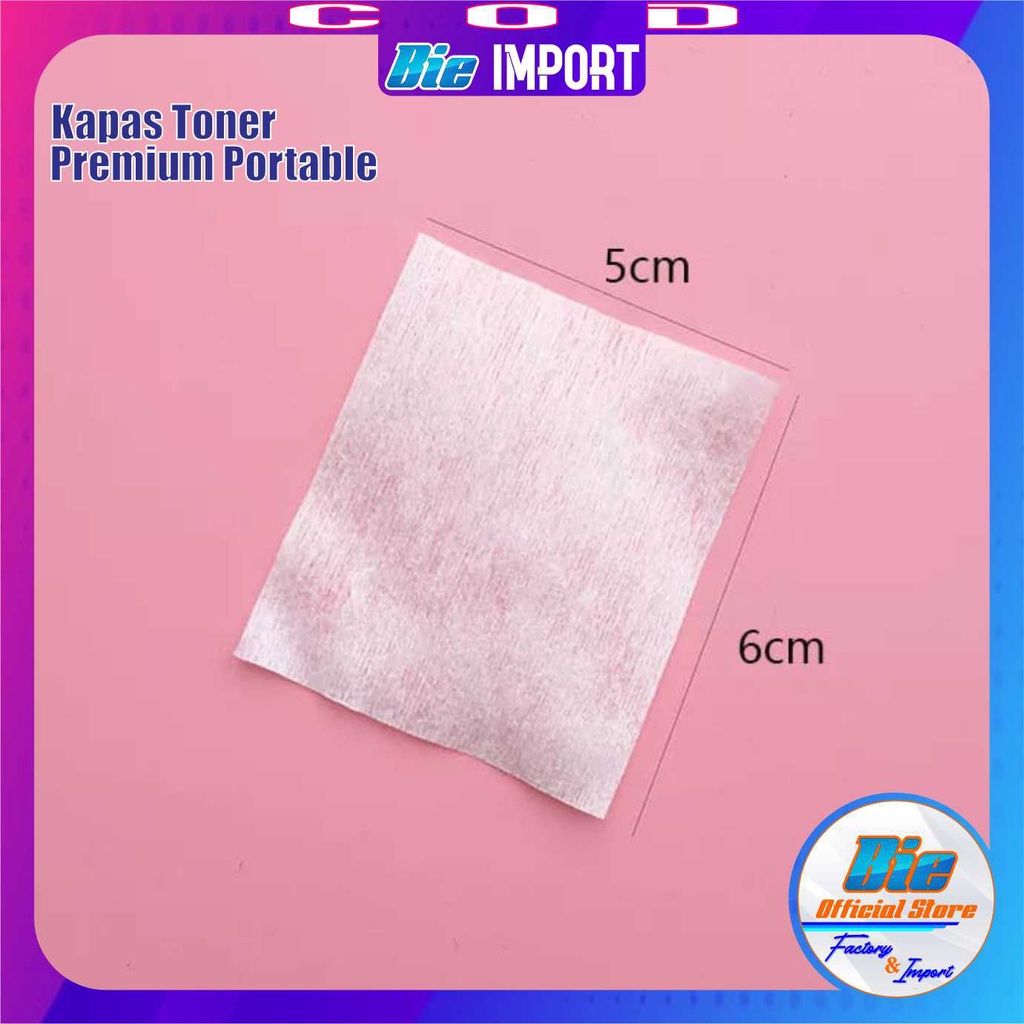 Kapas Toner Portable isi 25 Lembar Premium Impor Best Seller