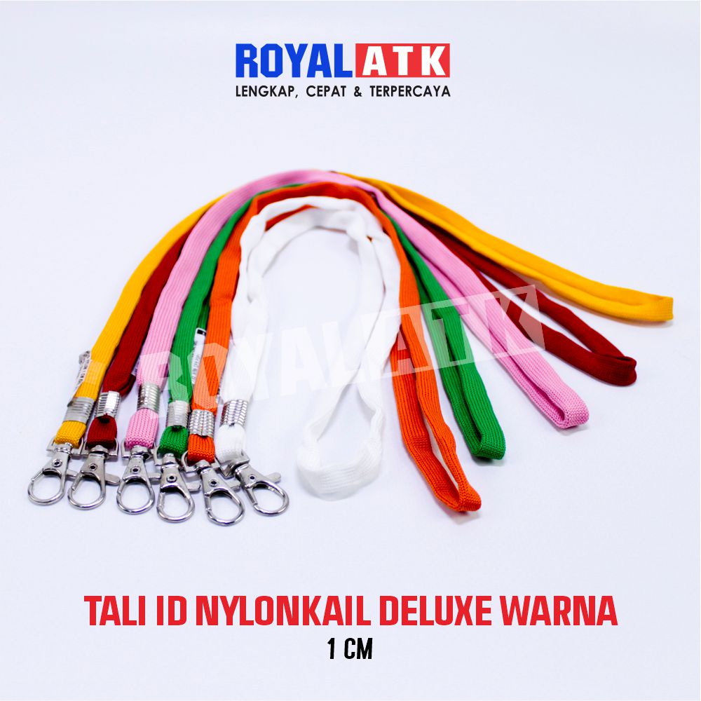 

Tali Id Nylon 1 Cm Kail Deluxe Warna Campur Pop1 / Tali Layard