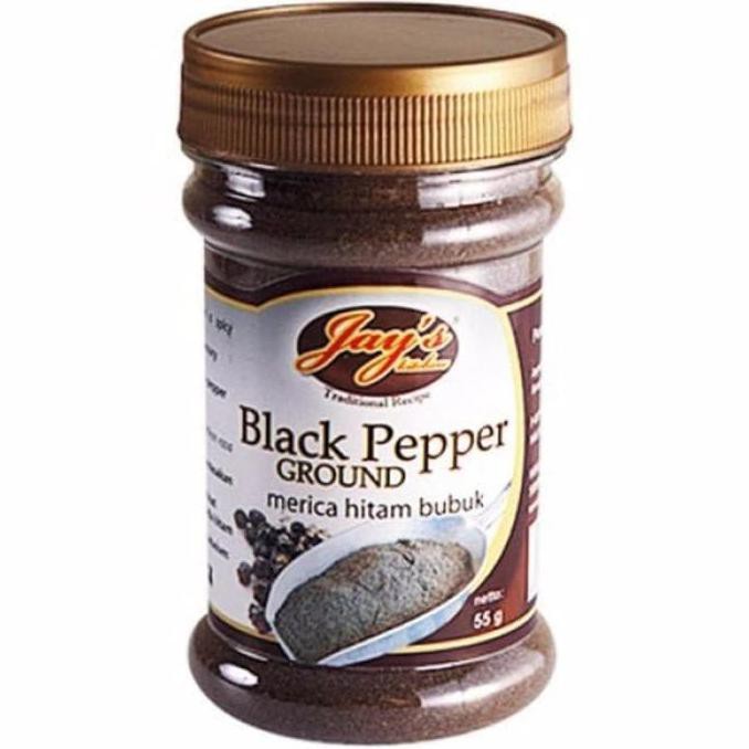 

BERKUALITAS! Jay's Black Pepper Ground | Lada Hitam Bubuk Jays | Jay Lada Hitam