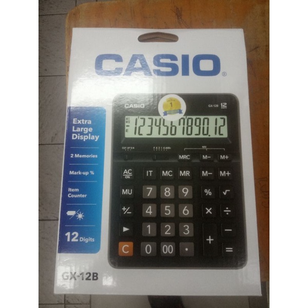 

CASIO Gx 12B- Kalkulator Meja # Desktop Calculator