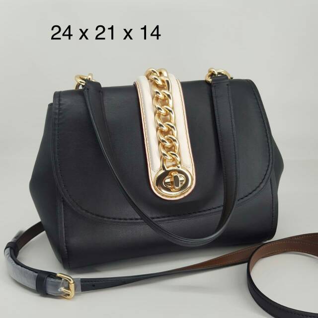 Coach faye chain black
