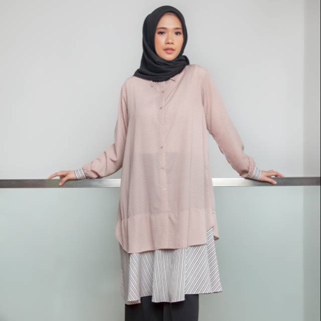 Tunik/atasan/baju/baju hijab/baju hijabers/baju hijab Bandung/halika