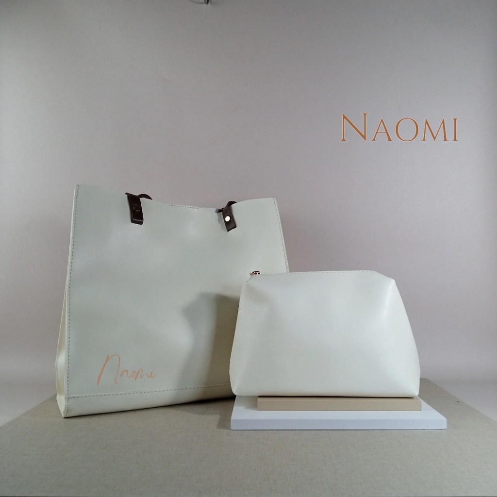 NAOMI - Amarilis Hand Bag Wanita - Import Tas Kerja Kulit Sintetis - Fashion Bag Wanita - Tas Traveling - Tas Naomi - Naomi Bag