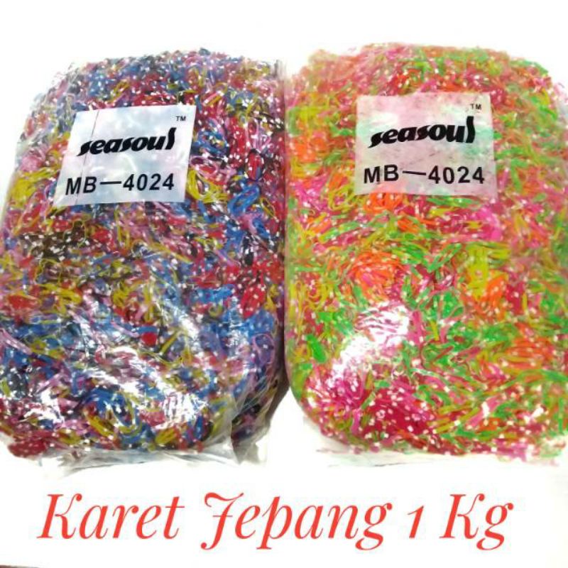 1 Kg Ikat Rambut Karet Jepang Kiloan Grosir Aksesoris Ikat Rambut Karet Murah Untuk Anak Dan Remaja