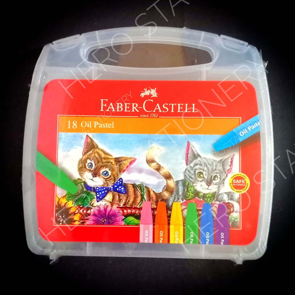 

Krayon oil pastel faber-castell eco set 18 warna