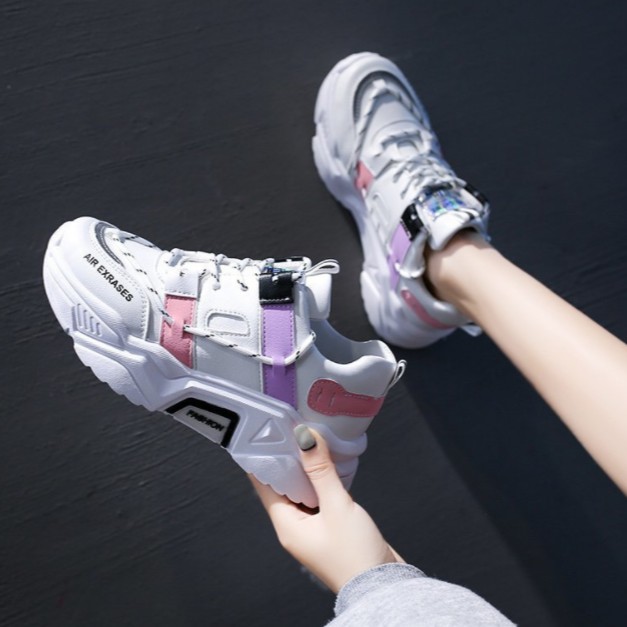 TBIG [COD] Sepatu Sekolah Sneakers Import AIR Shoes Fashion Wanita Sepatu Korea Style Sekolah K