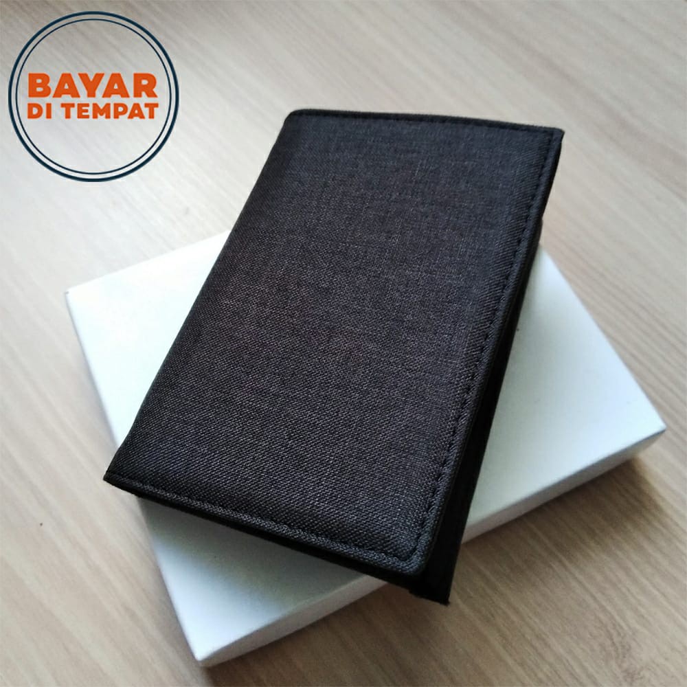 11.11 Shopee Super BIG SALE!! Dompet Pria Bahan Kanvas DK7201 Dompet Tegak 3/4 Fashion Pria