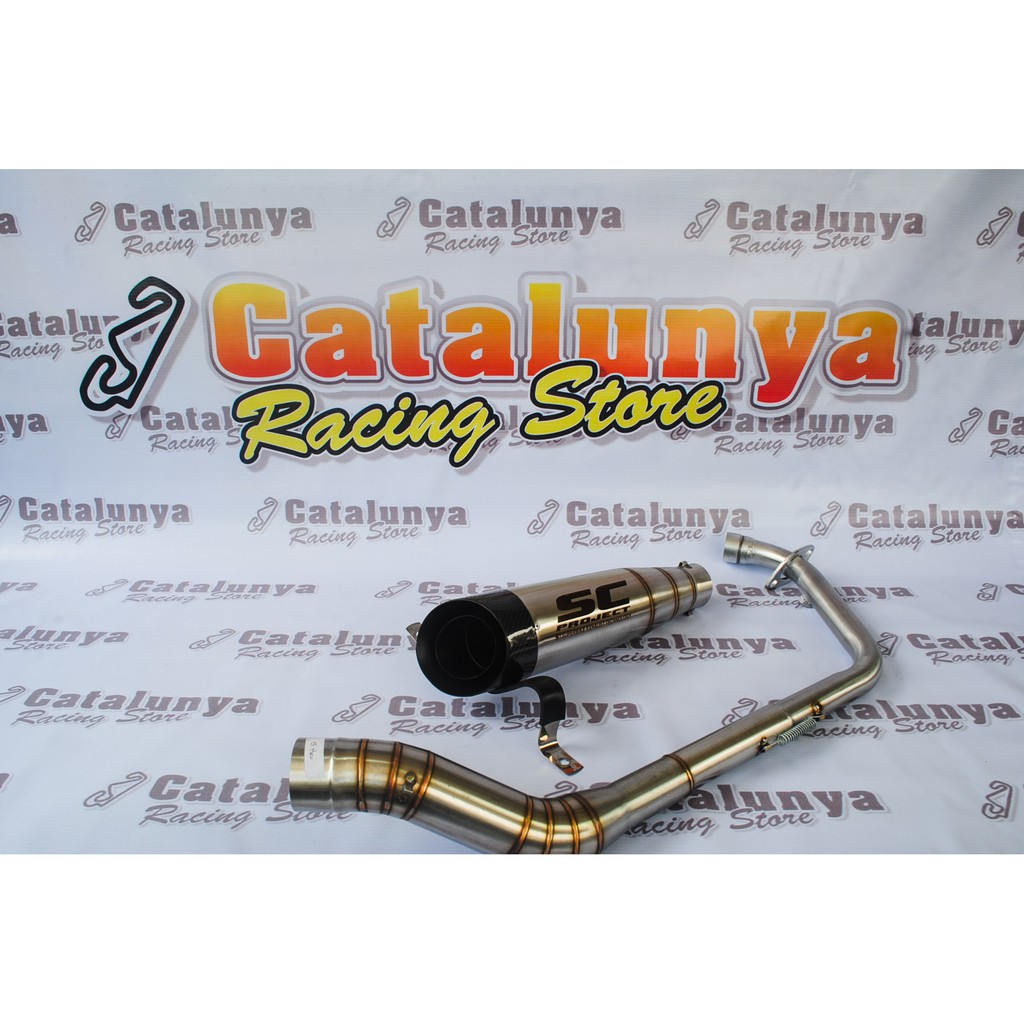 TERLARIS Knalpot Racing MX Vixion CBR150 CB150R GSXR Sonic Satria R15 Xabre SC PROJECT-3