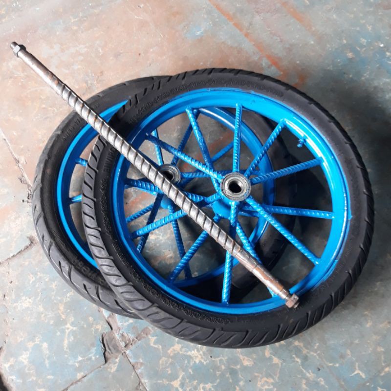 Roda Gerobak Ring 17 inch Roda Gerobak Dorong Sepasang