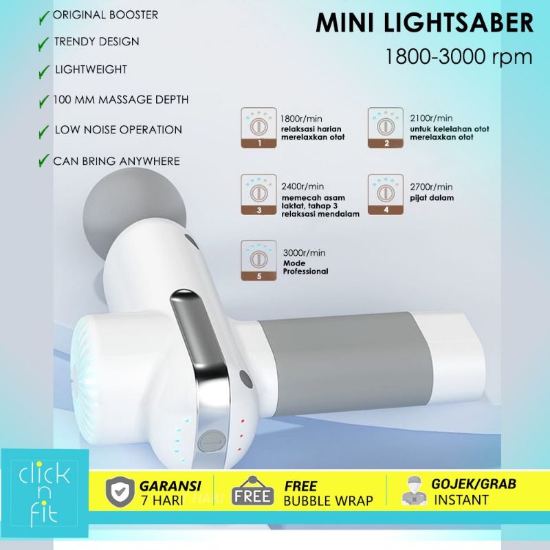 BOOSTER MINI LIGHTSABER /MASSAGER GUN