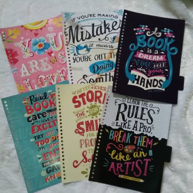 

Pembatas Binder Quote 26ring