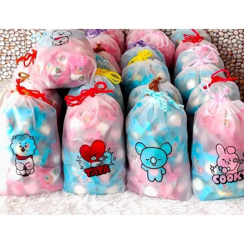

YUPI POUCH PINK 200 GR KEMASAN LUCU