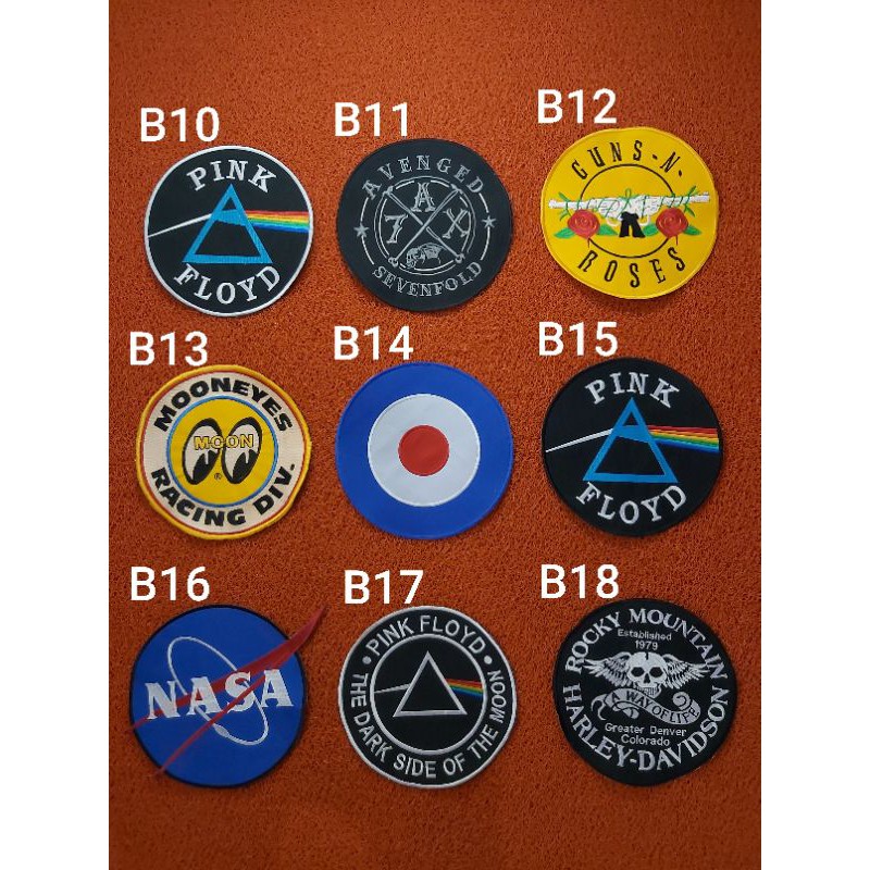 BACKPATCH BORDIR PINK FLOYD BESAR BUAT DI PUNGGUNG JAKET  PREMIUM