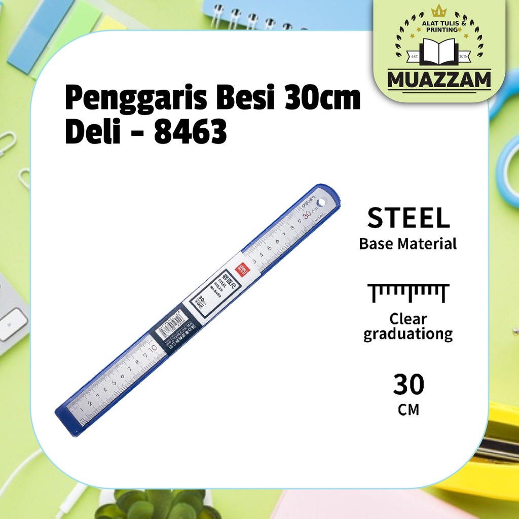 

Deli Penggaris Besi 30cm - 8463