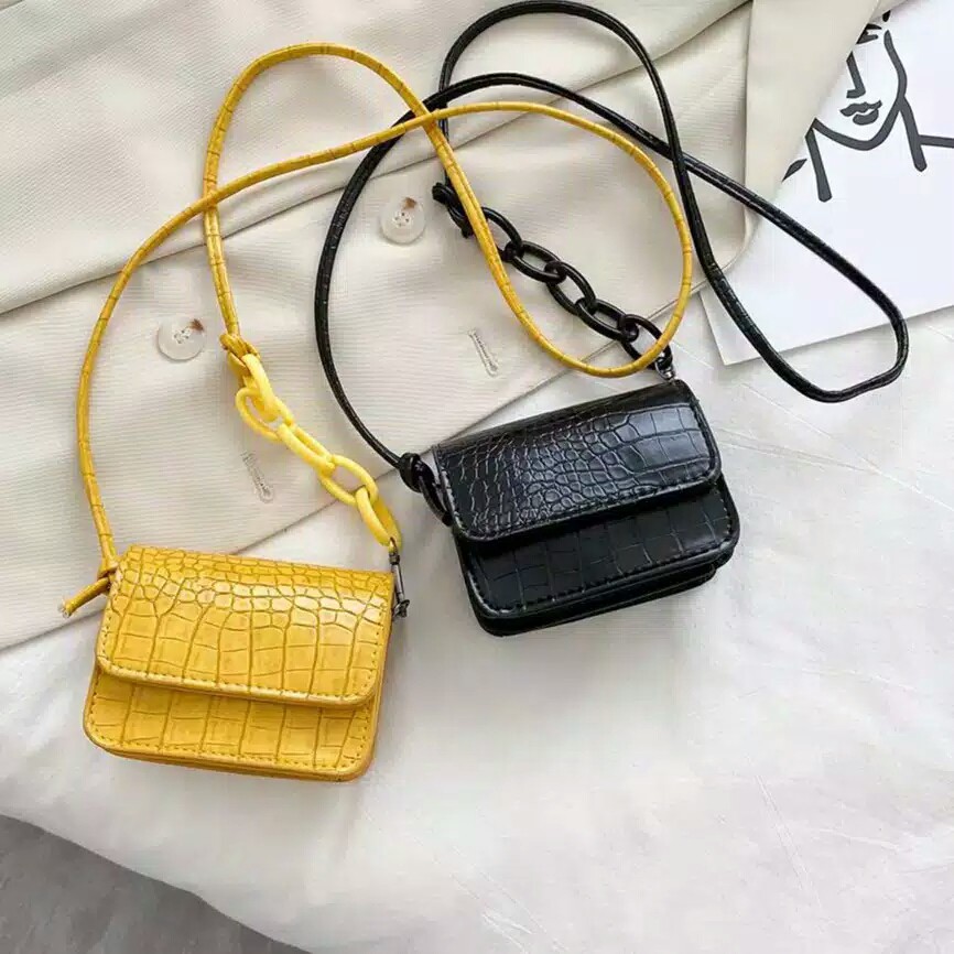 Sling Bag Wanita FLAPBAG RANTE Croco | Tas Selempang Wanita | TAS TERBARU