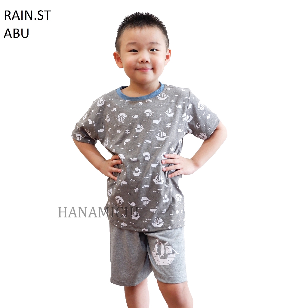 Hanamichi RAIN.ST Setelan Anak Lengan Pendek