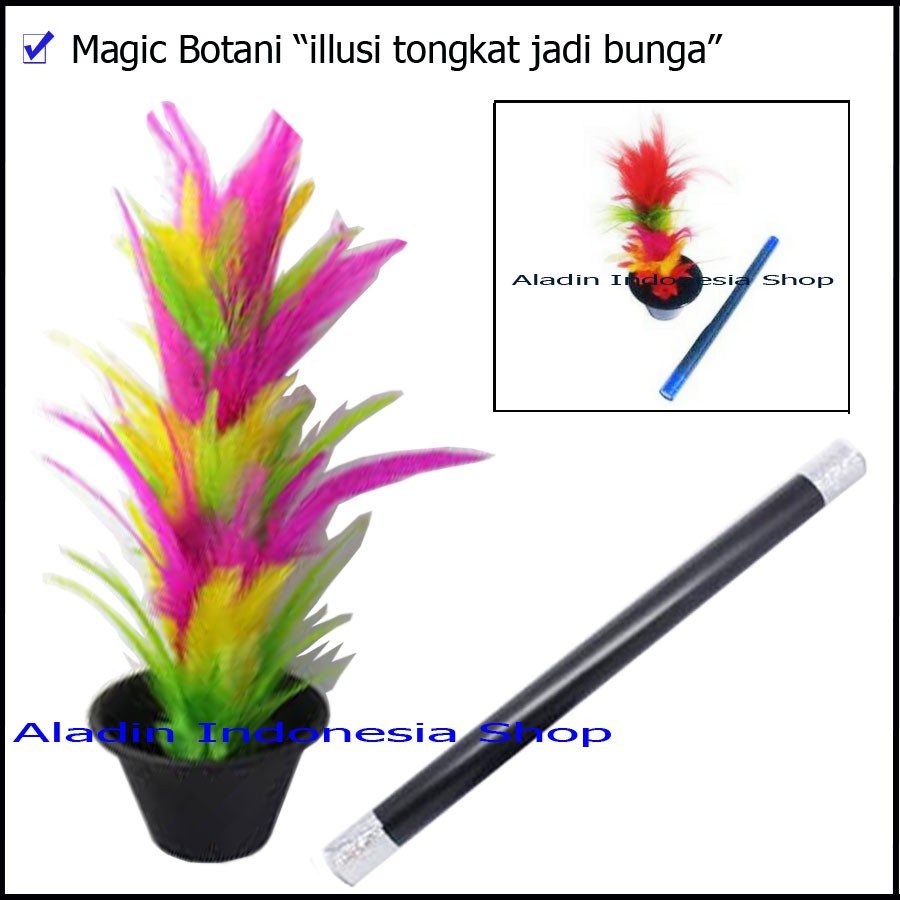 Tongkat Bunga ( Magic Botani ) - Art - Alat Sulap