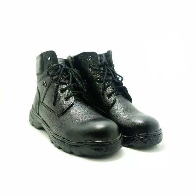 PAS DAN NYAMAN DIPAKE/ Sepatu safety booth tali king Arthur kulit asli home industri Cibaduyut