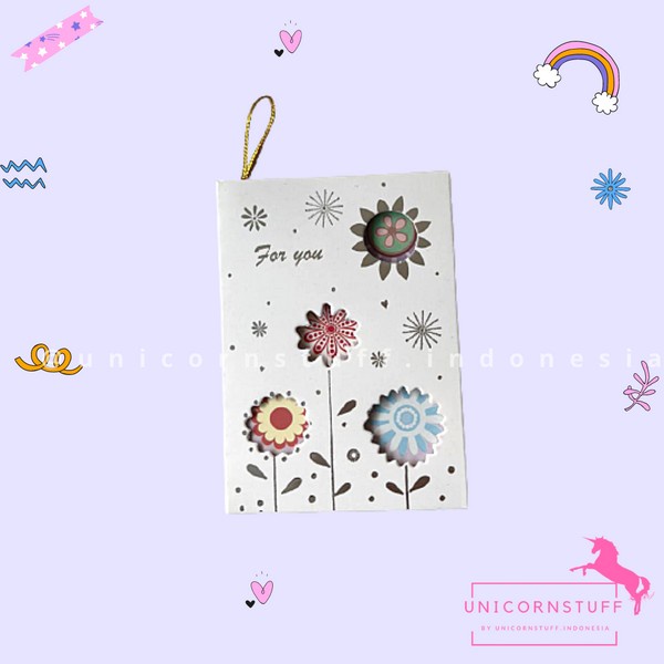 Kartu Ucapan Ulang Tahun Unicorn Gift Card Anak Perempuan Cewek Cowok