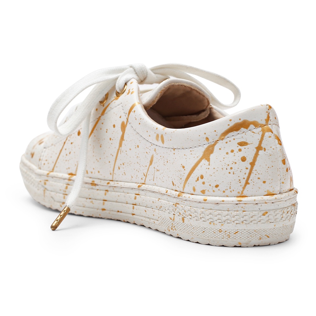 KHK by Khakikakiku Mary Splash Gold Sneakers