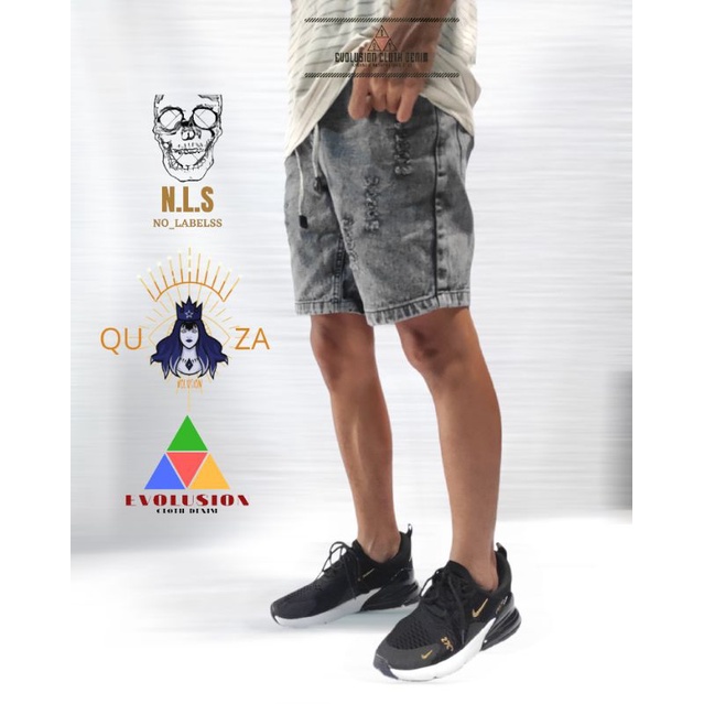 COD Celana Jeans Pendek Robek / Ripped jeans shortpants