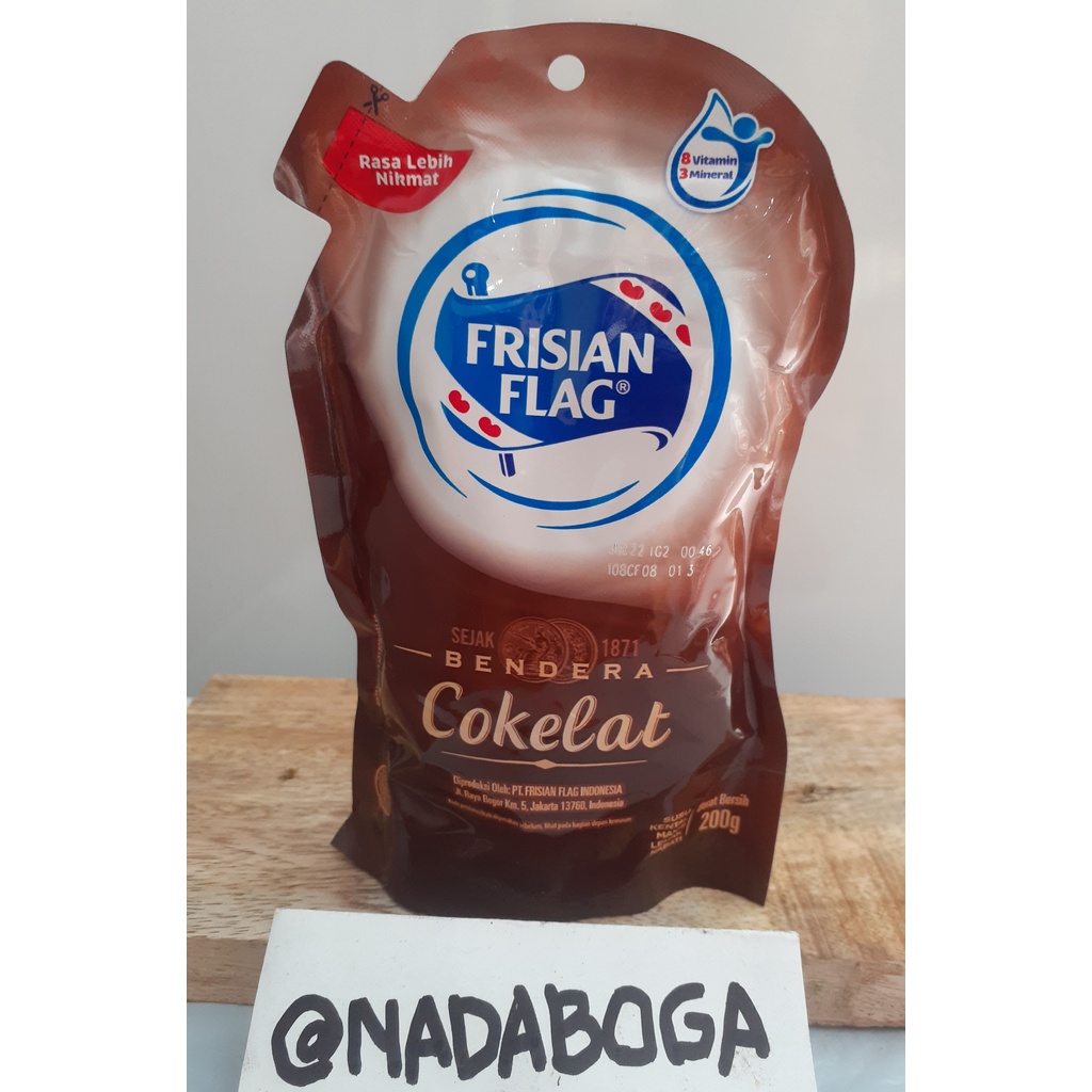 Susu Kental Manis Frisian Flag Coklat Pouch 200g – Praktis & Hemat