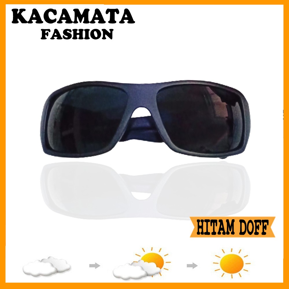 Kacamata Hitam Fashion Pria Wanita Simpel Sunglasses Sprot Kaca Mata Hitam Gaya Trendy