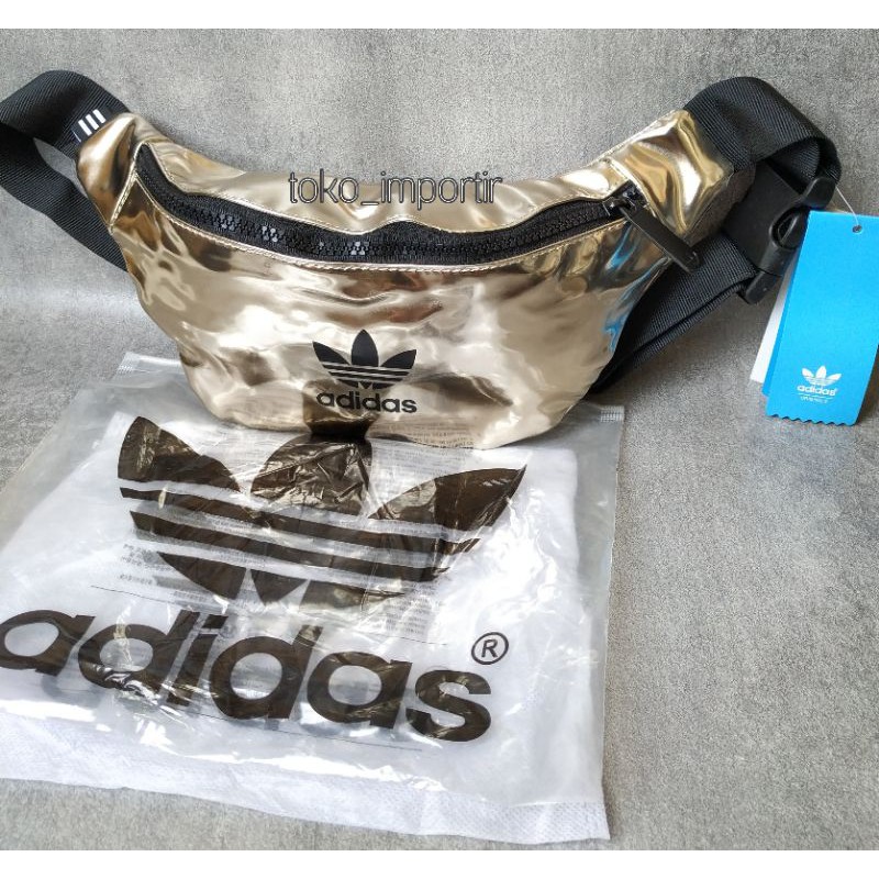 waistbag Adidas glossy tas pinggang pria import slingbum